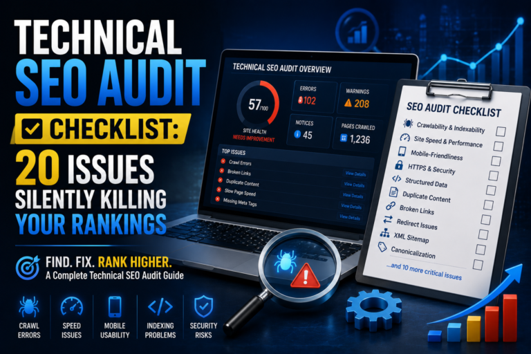 Technical SEO Audit Checklist 20 Issues Silently Killing Your Rankings